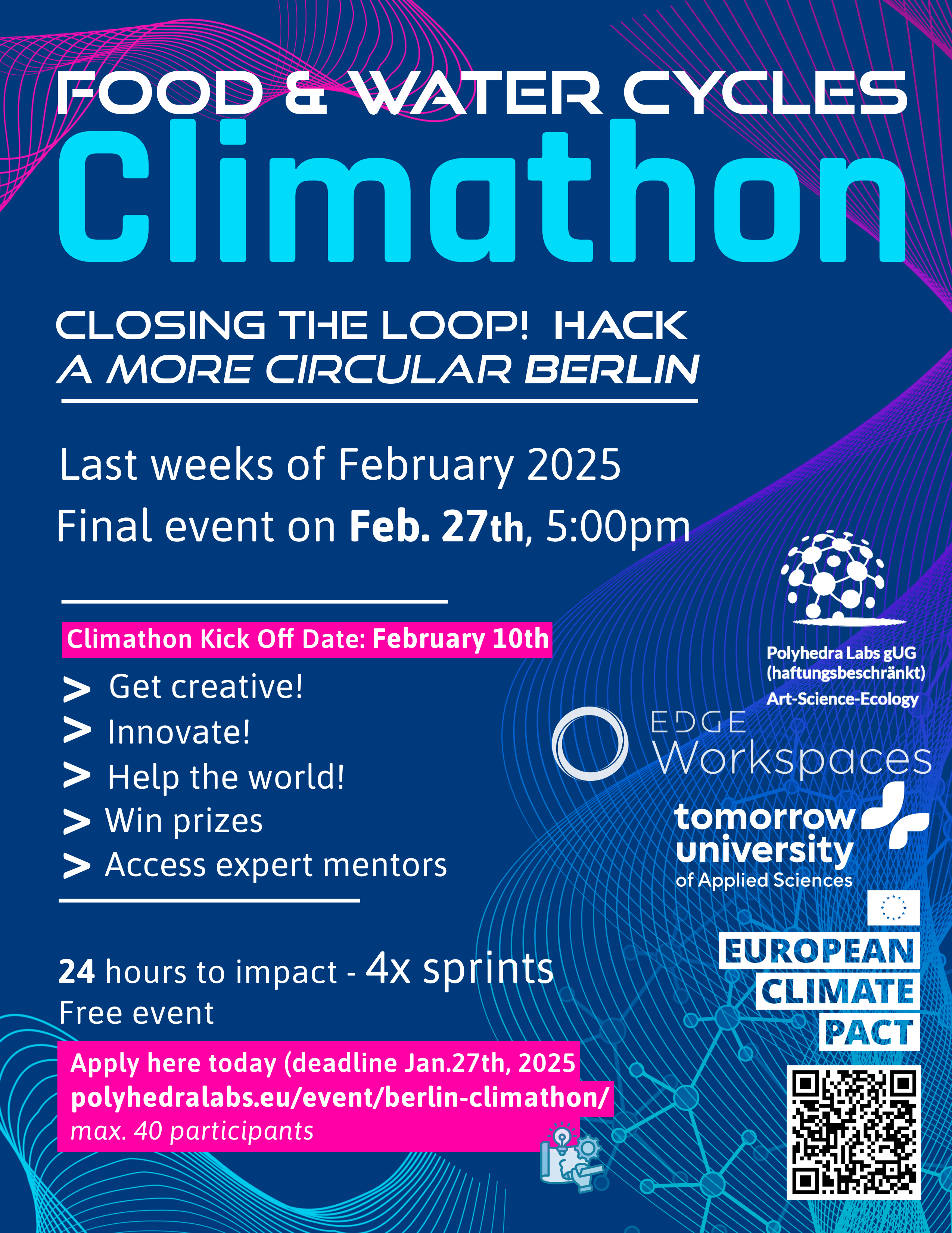 Climathon Berlin poster